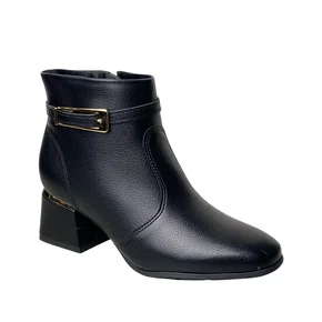 Bota Modare Feminino Preto Fecho Zíper
