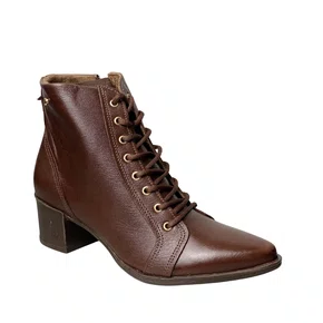Bota Pegada Feminina Frontier Pinhão Couro 