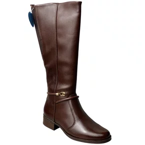 Bota Pegada Feminina Frontier Pinhão Couro 
