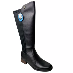 Bota Pegada Feminina Preto Couro 
