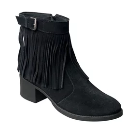 Bota Tchoco Feminina Preto Couro
