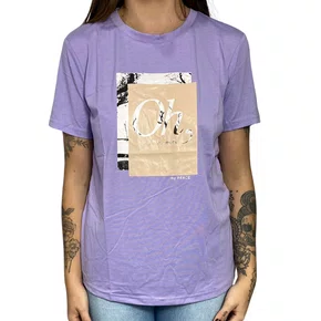 Camiseta Facinelli Feminina Violeta Estampada 