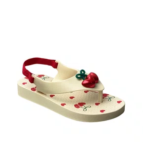 Chinelo Ipanema Infantil Feminino Beje Cereja 