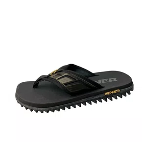 Chinelo Kenner Masculino Kivah Preto Opaco 