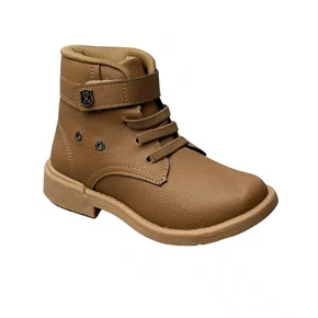 Coturno Kidy Infantil Masculino Caramelo Calce Fácil
