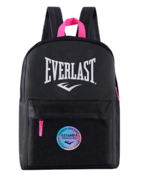 Mochila Thermo Everlast Preto Rosa