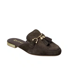 Mule Santinelli Feminino Brum Ferragem Dourada 