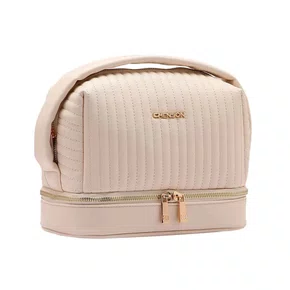Necessaire Chenson Feminina Nude Fecho Zíper