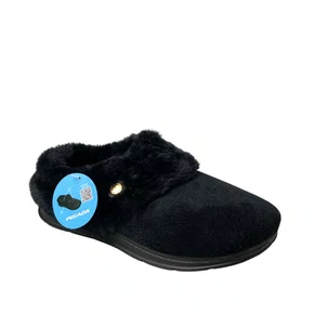 Pantufa Pegada Feminina Preto Peluciado 