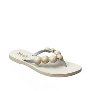 Rasteirinha Helena Be Feminina Off White Ferragens 