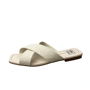 Rasteirinha Moleca Feminina Branco Off 