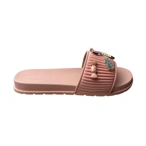 Rasteirinha Molekinha Feminina Rosa Acessórios 