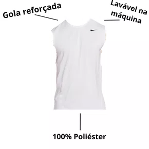 Regata Nike Masculina Branca Berti Store