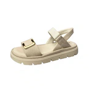 Sandália Comfortflex Feminina Natural Dourado 