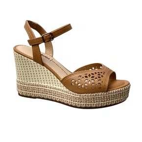 Sandália Dakota Feminina Tan Salto Anabela 