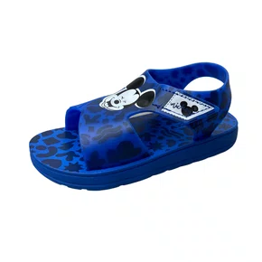 Sandália Grendene Infantil Masculino Azul Mickey Acompanha Brinde 