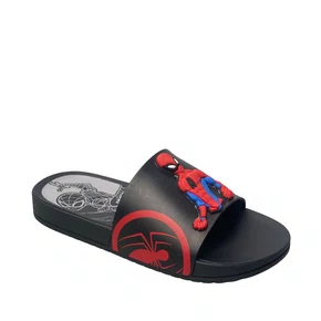 Sandália Grendene Infantil Masculino Preto Homem Aranha