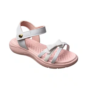 Sandália Kidy Infantil Feminina Branca Acompanha Brinquedo