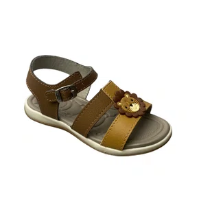 Sándalia Kidy Infantil Masculino Caramelo Fecho Fivela 