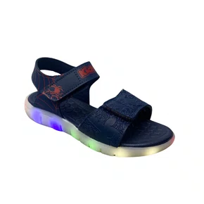 Sándalia Kidy Infantil Masculino Marinho Luzes Led 