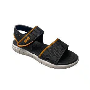 Sándalia Kidy Infantil Masculino Preto Acompanha Brinde 