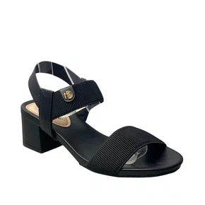 Sandália Modare Feminina Preto Tira Elástica 