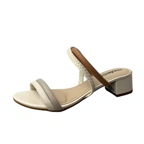 Sandália Moleca Feminina Branco Off 