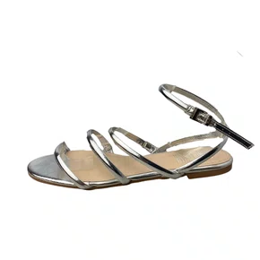 Sandália Rasteirinha Santa Lolla Feminina Prata