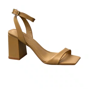 Sandália Santa Lolla Feminina Bege Couro 