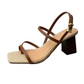 Sandália Santa Lolla Feminina Caramelo Fecho Fivela 