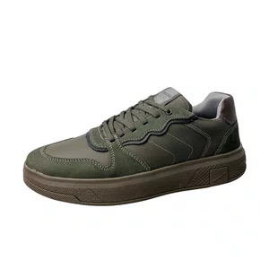 Sapatênis Ferracini Masculino Chumbo Couro 