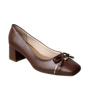 Sapato Beira Rio Feminino Chocolate Laço