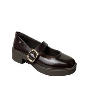 Sapato Mississipi Feminino Café Fecho Fivela 