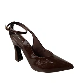 Sapato Piccadilly Feminino Cacau Bico Fino 
