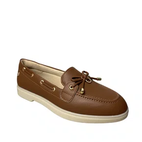 Sapato Softli Feminino Brown Laço 