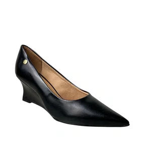 Sapato Vizzano Feminino Preto Bico Fino 