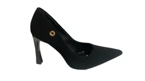 Scarpin Bebecê Feminino Preto Salto Fino