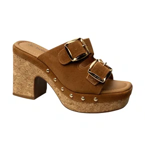 Tamanco Bebecê Feminina Whisky Salto Bloco 