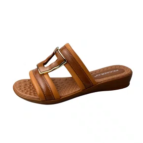 Tamanco Piccadilly Feminino Laranja Ferragem 