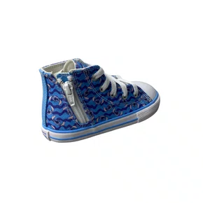 Tênis All Star Infantil Unisex Azul Stitch Berti Store