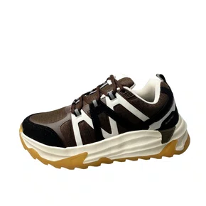 Tênis Black Free Masculino Marrom Fechamento Cadarço 