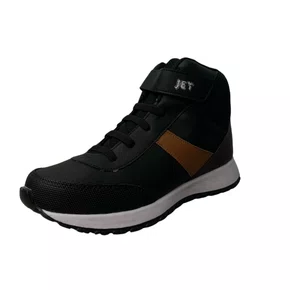 Tênis Boot Jet Kids Infantil Preto Calce Fácil 