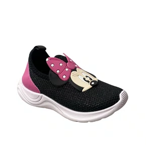 Tênis Carinha De Nene Infantil Feminino Preto Minnie