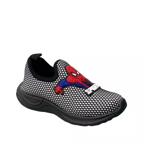 Tênis Carinha De Nene Infantil Masculino Preto Calce Fácil  