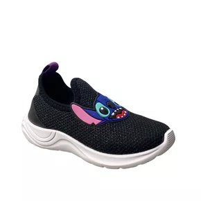 Tênis Carinha De Nene Infantil Unissex Preto Stitch