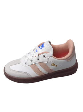 Tênis Gibizinho Infantil Branco com Nude