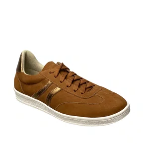 Tênis Helena Be Feminino Ambar Couro