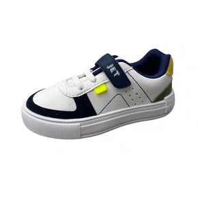 Tênis Jet Kids Infantil Masculino Branco Calce Fácil 