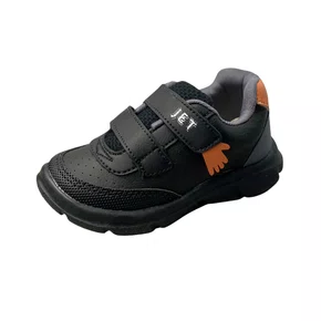 Tênis Jet Kids Infantil Masculino Preto Calce Fácil