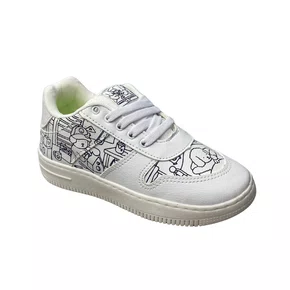 Tênis Mini Pé Infantil Goods Unissex Branco Acompanha Brinde 